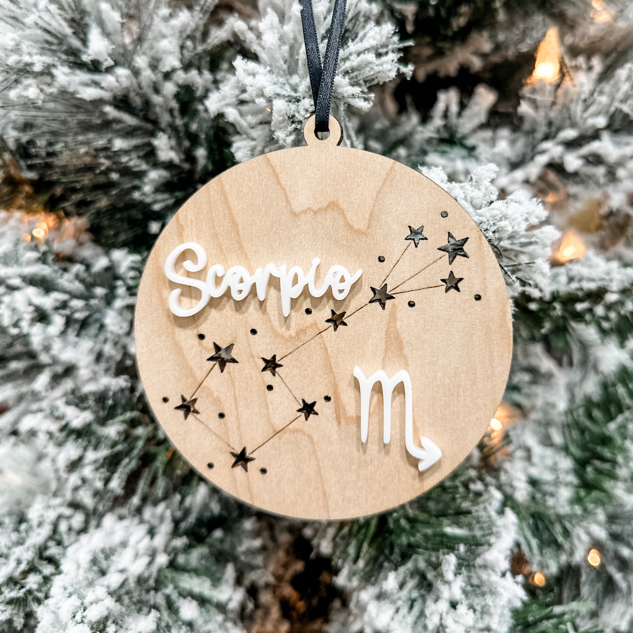 Zodiac Star Signs • Wood Ornament, Magnet, or Mini Sign • For Astrology Lovers