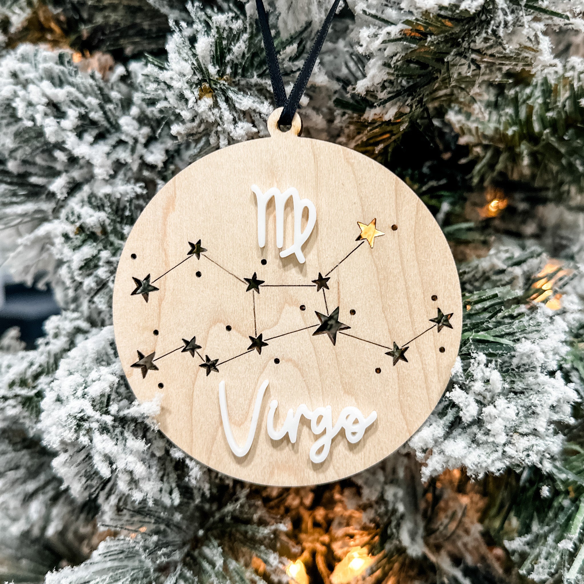 Zodiac Star Signs • Wood Ornament, Magnet, or Mini Sign • For Astrology Lovers