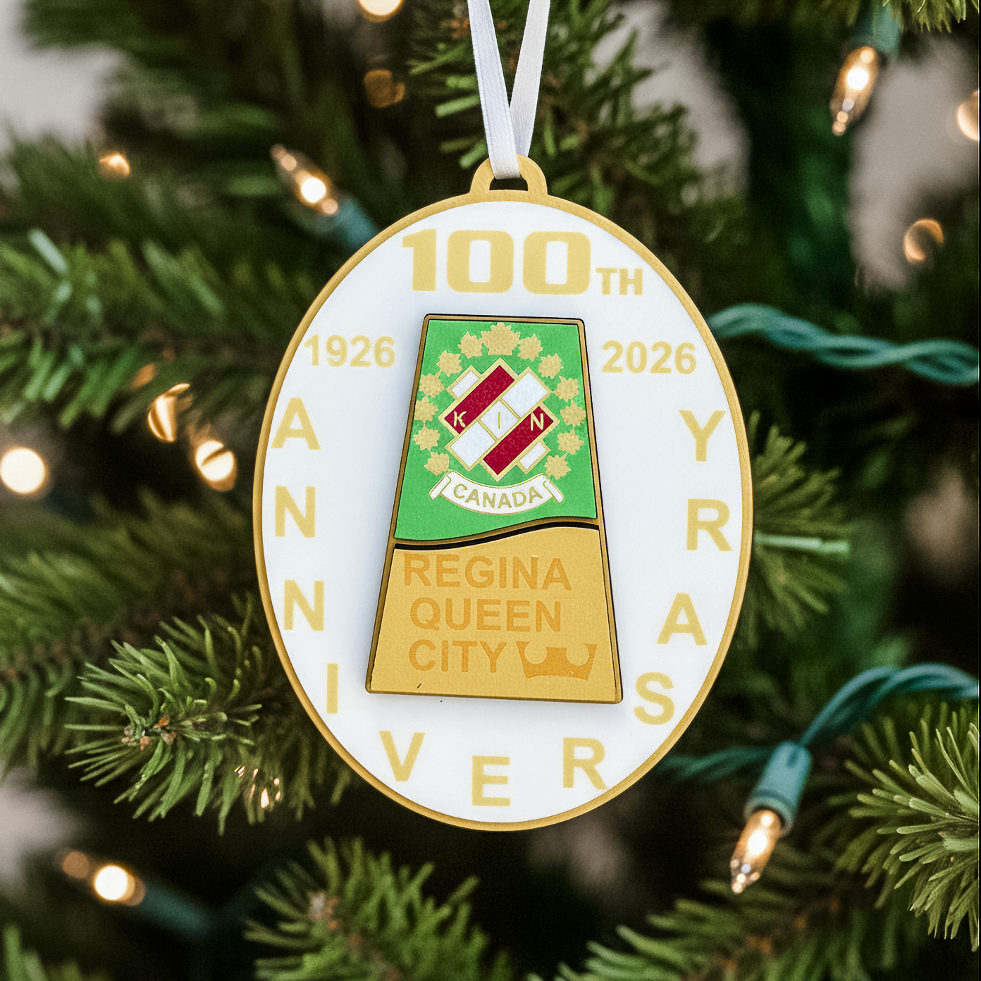 Commemorative Queen City Kinsmen 100 Ornament – Limited Edition