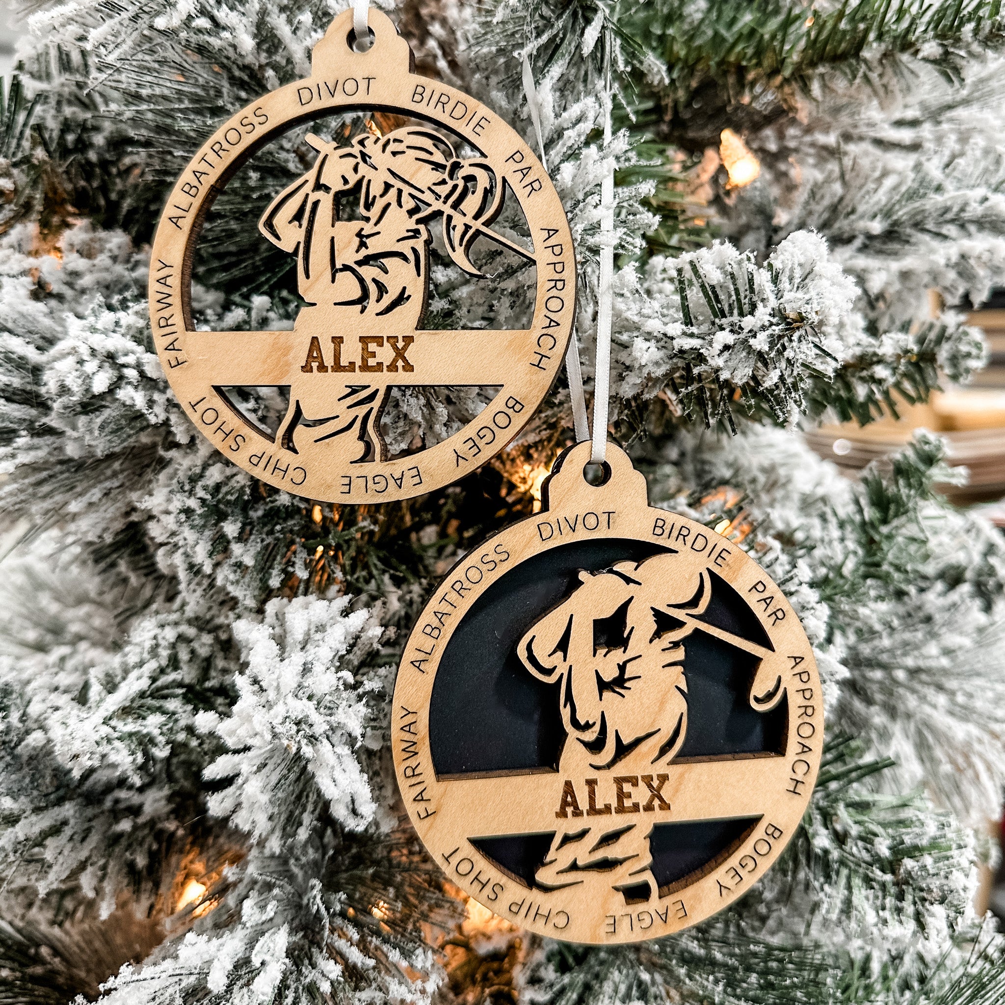 Personalized Individual Sports Ornaments (Golf, Track, and 21 Others)