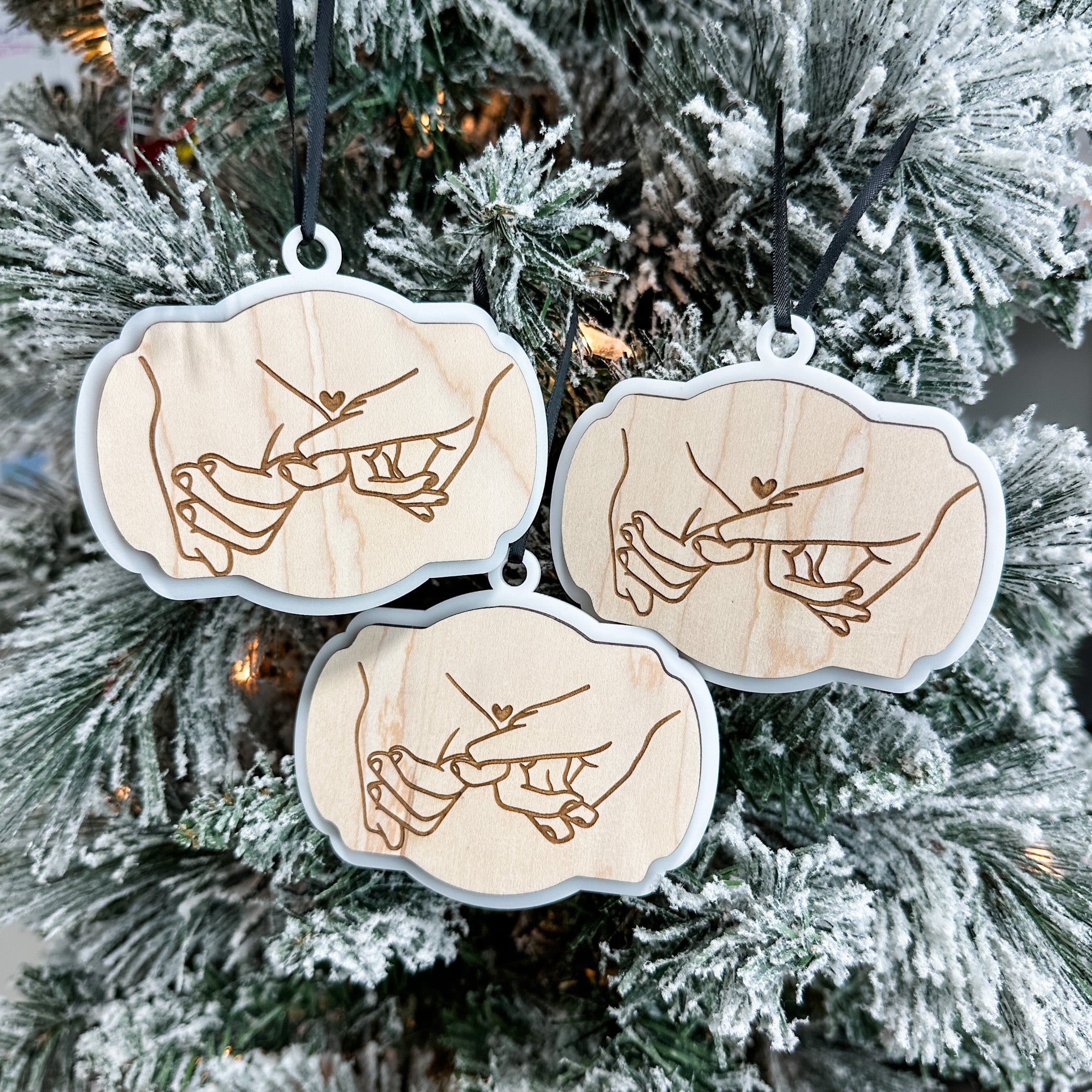 The Pinky Promise Ornament (Choose from 3!)