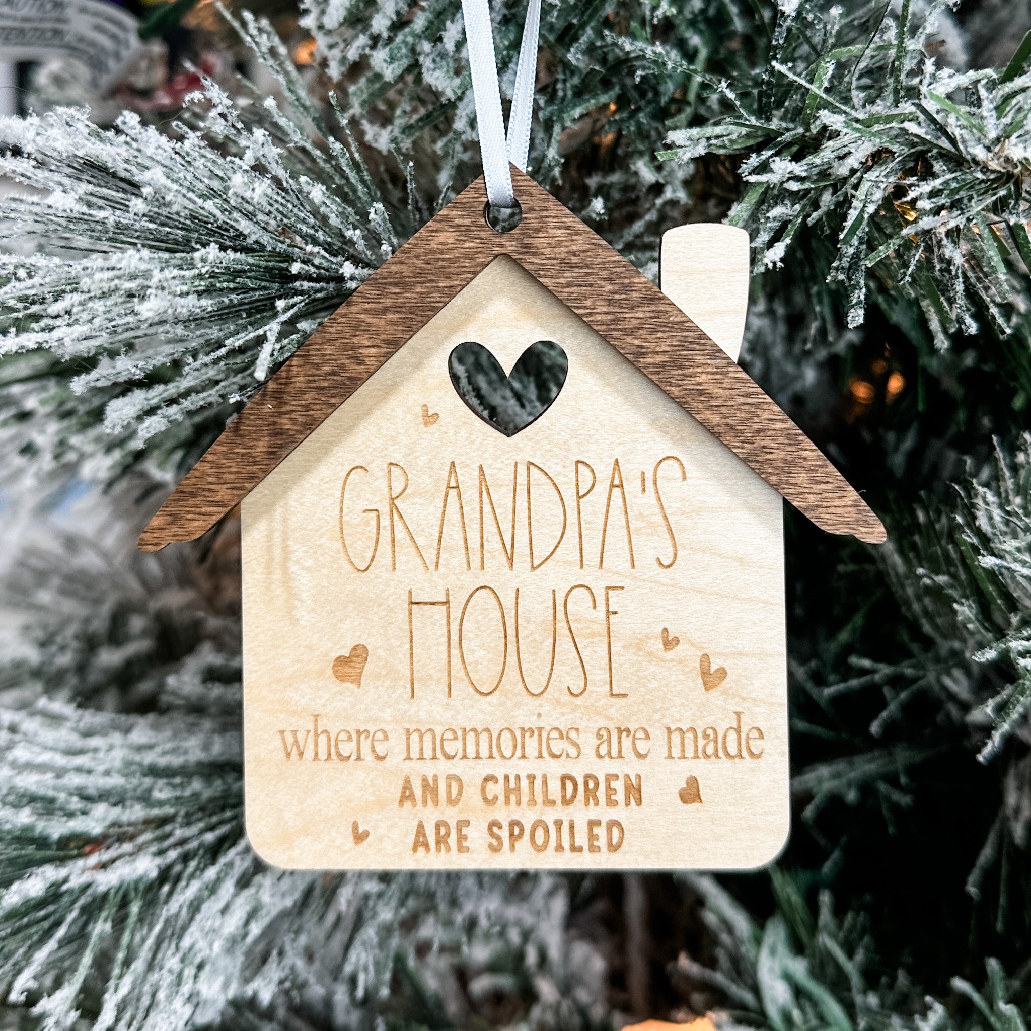 Grandparent's House - Where Memories are Made Ornament