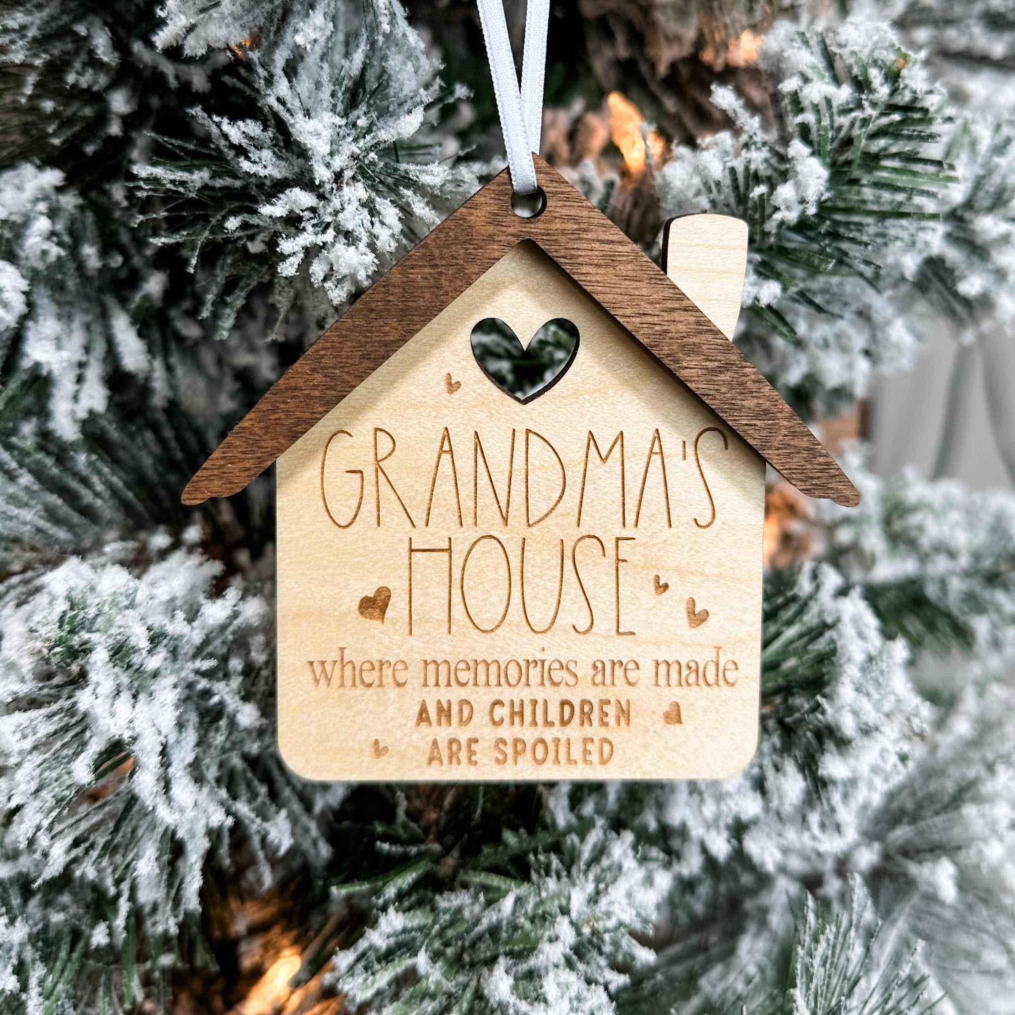 Grandparent's House - Where Memories are Made Ornament