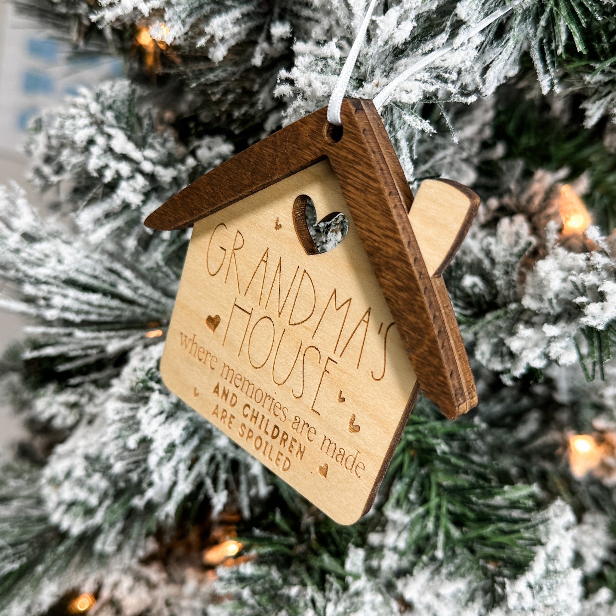 Grandparent's House - Where Memories are Made Ornament