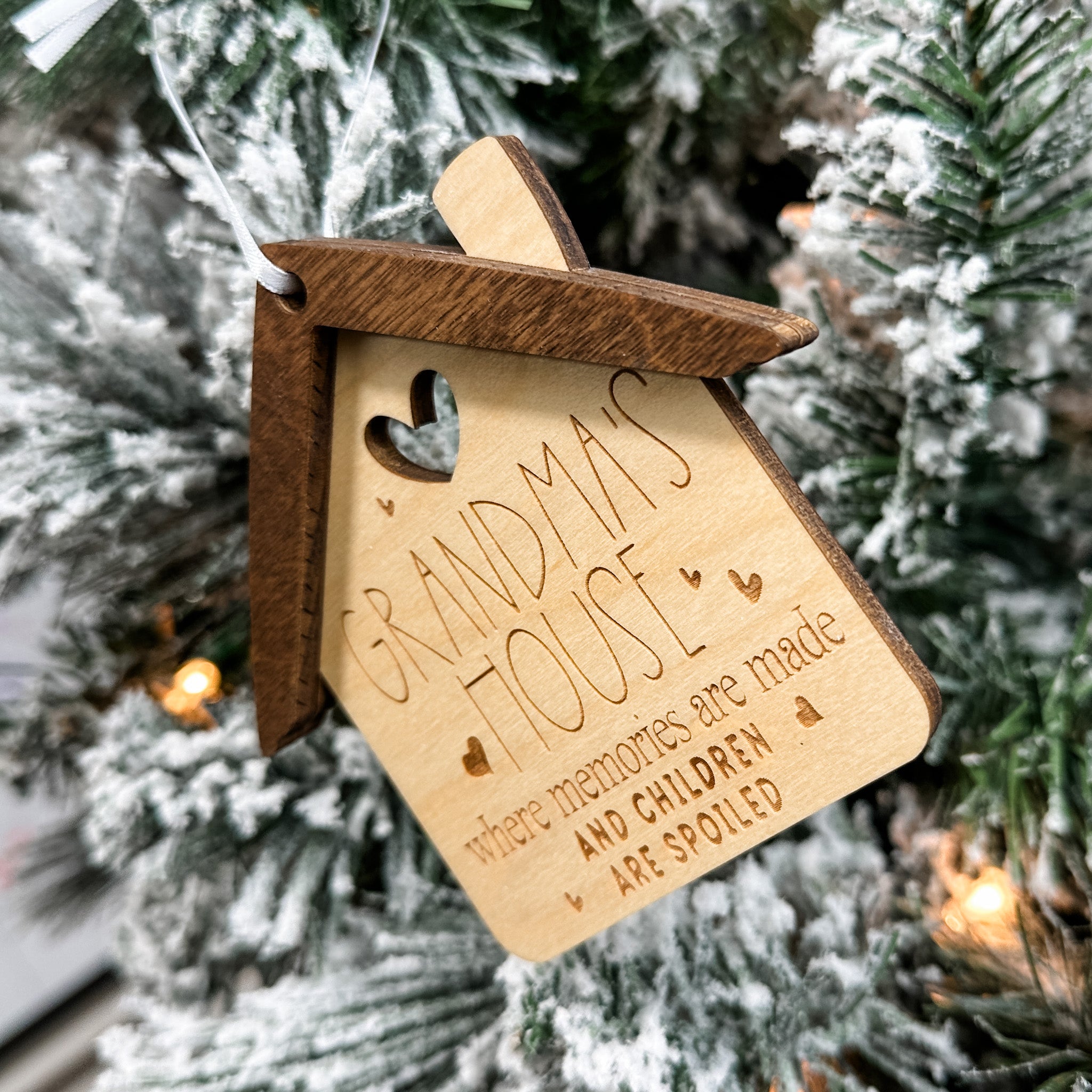 Grandparent's House - Where Memories are Made Ornament