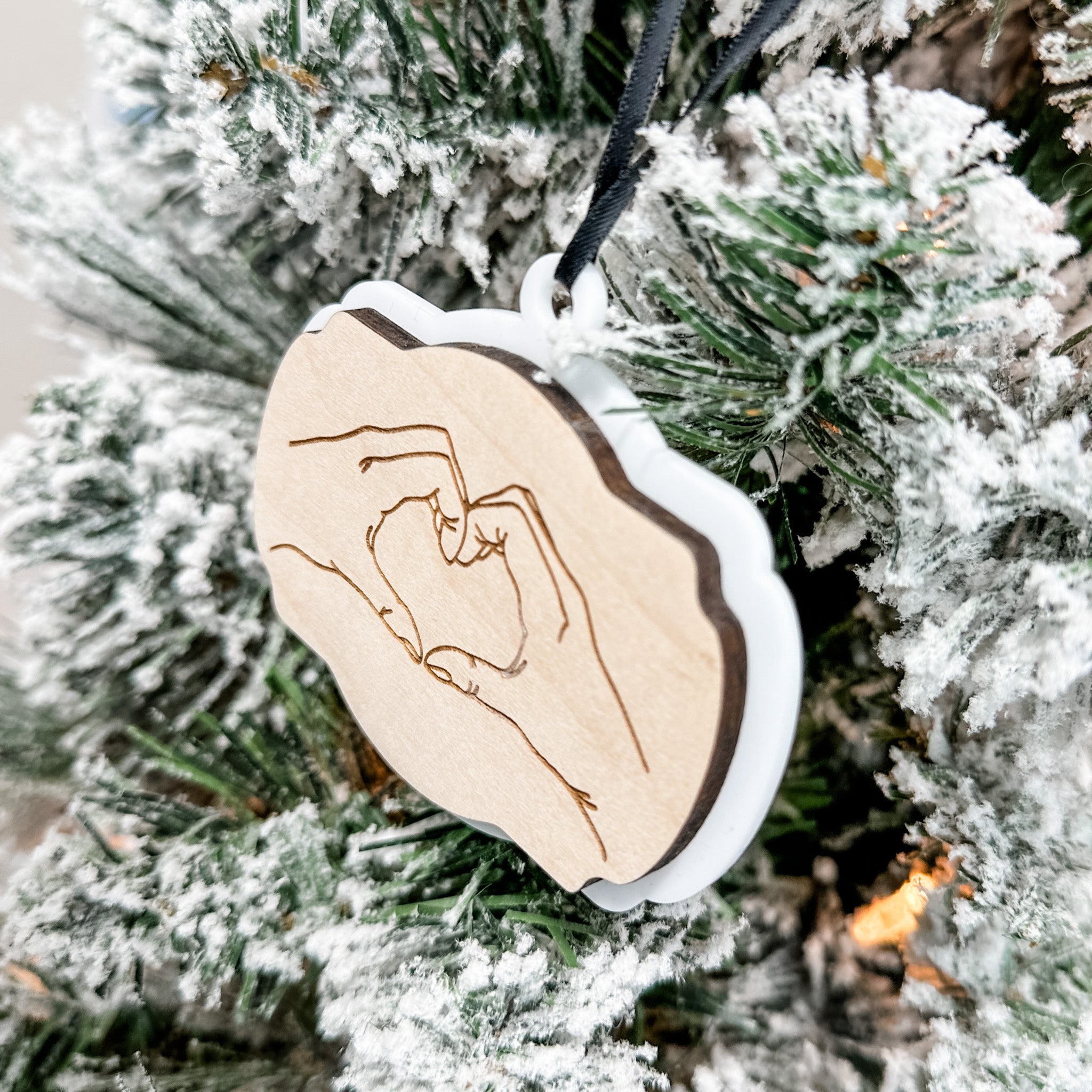 I Love You Hands Ornament