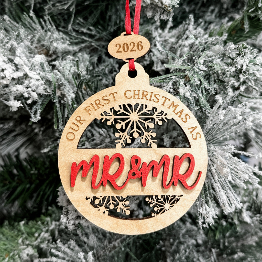 Our First Christmas Married Ornament