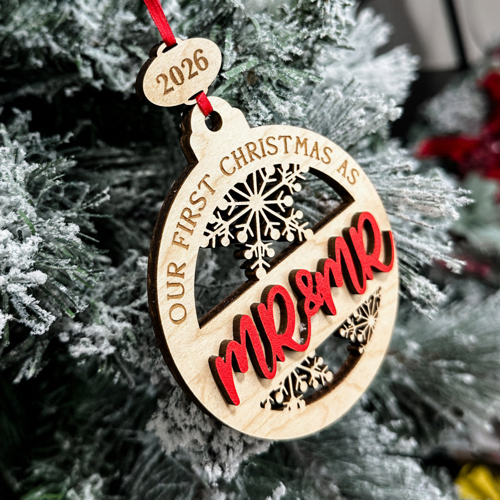 Our First Christmas Married Ornament