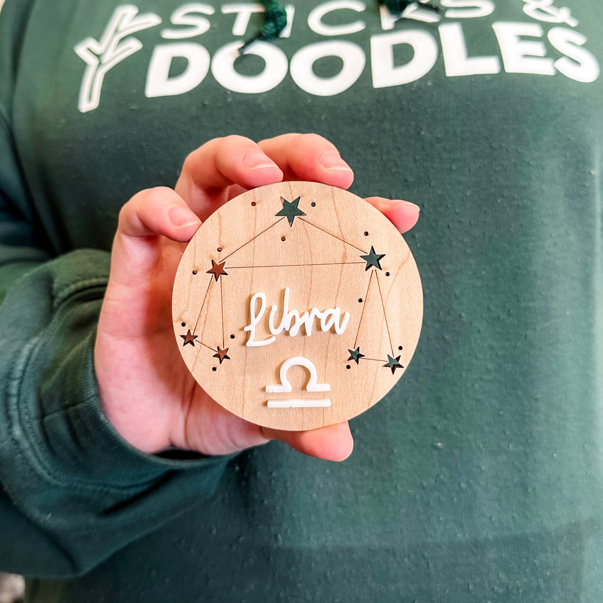 Zodiac Star Signs • Wood Ornament, Magnet, or Mini Sign • For Astrology Lovers