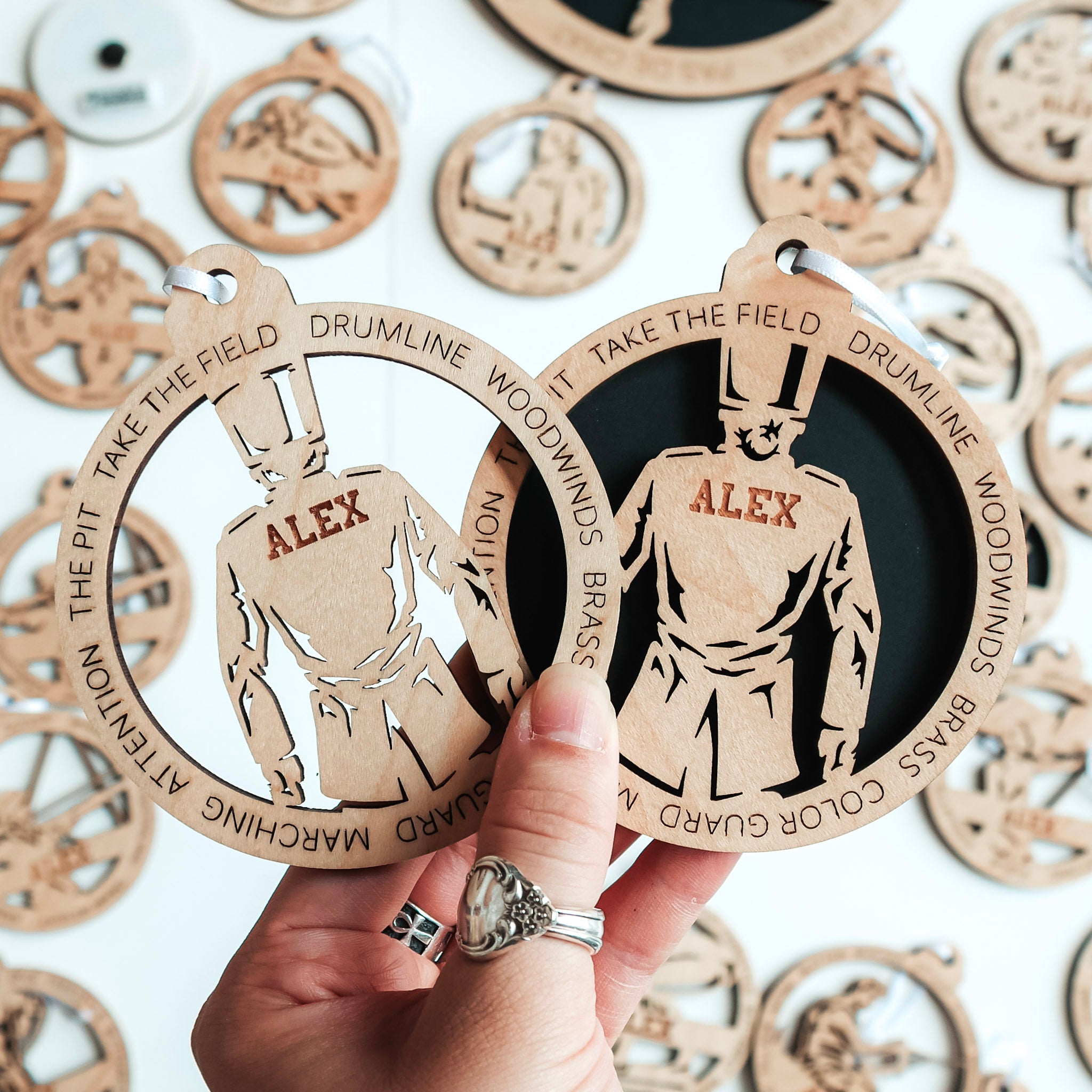 Personalized Marching Band Collection • Ornament, Magnet, Medal, or Mini Sign