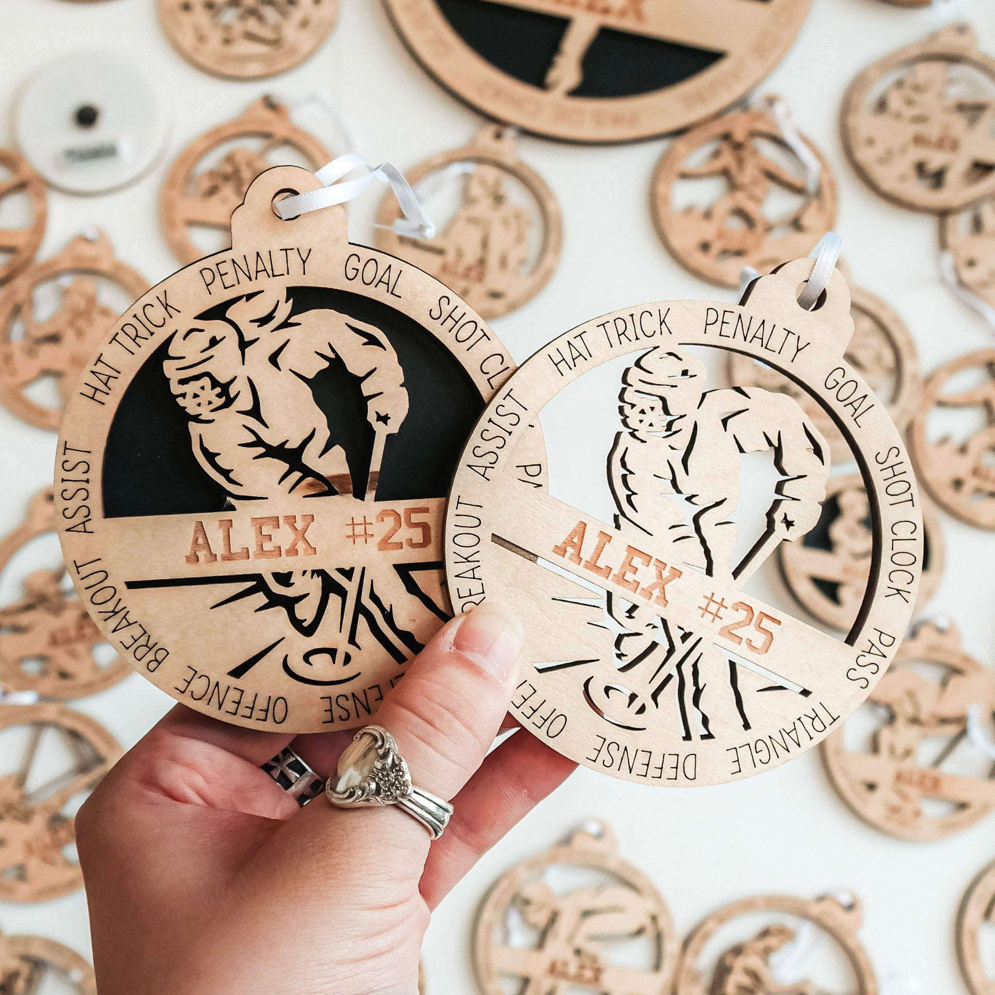 Personalized Team Sport Ornaments (Choose from 20)