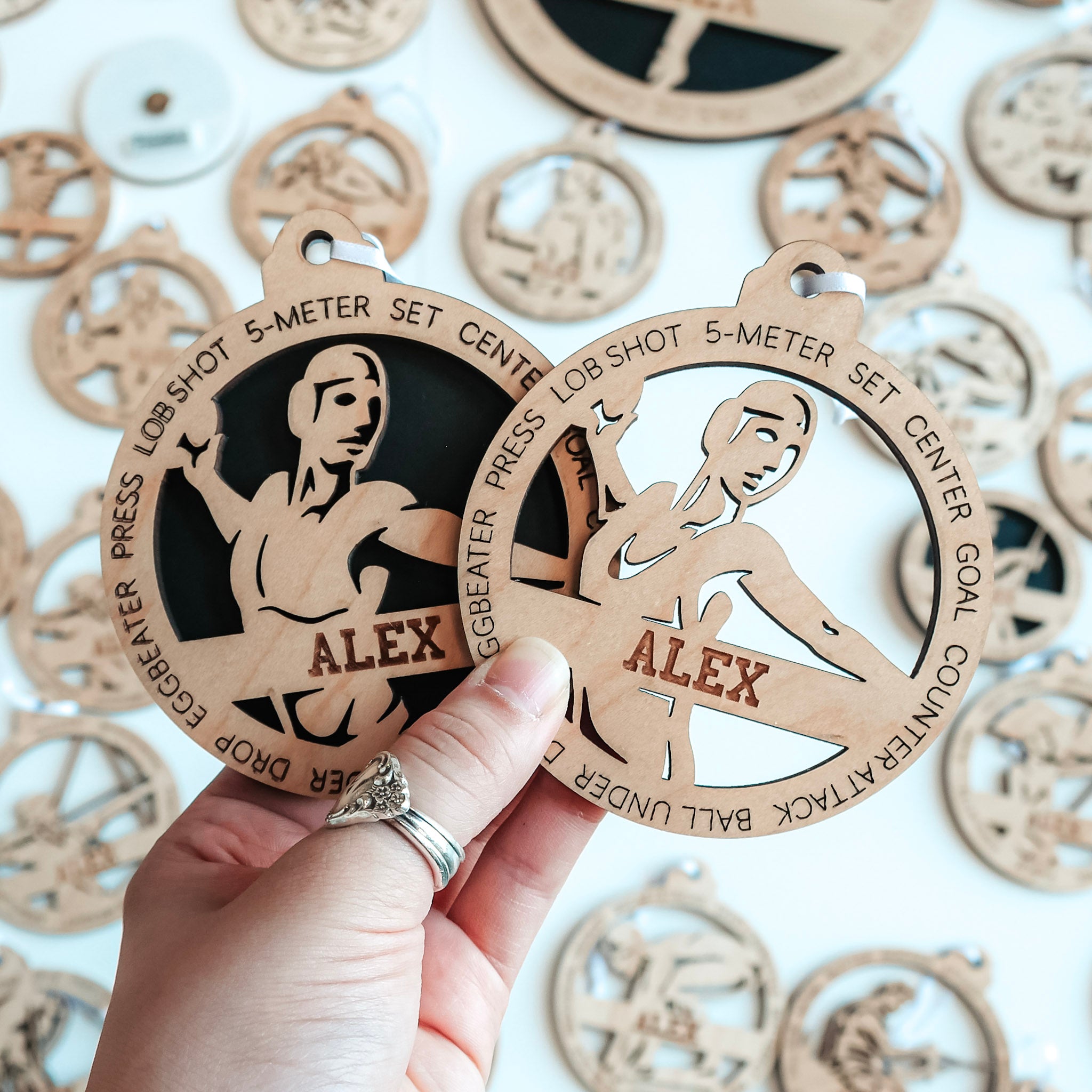 Personalized Water Polo Collection • Ornament, Magnet, Medal, or Mini Sign