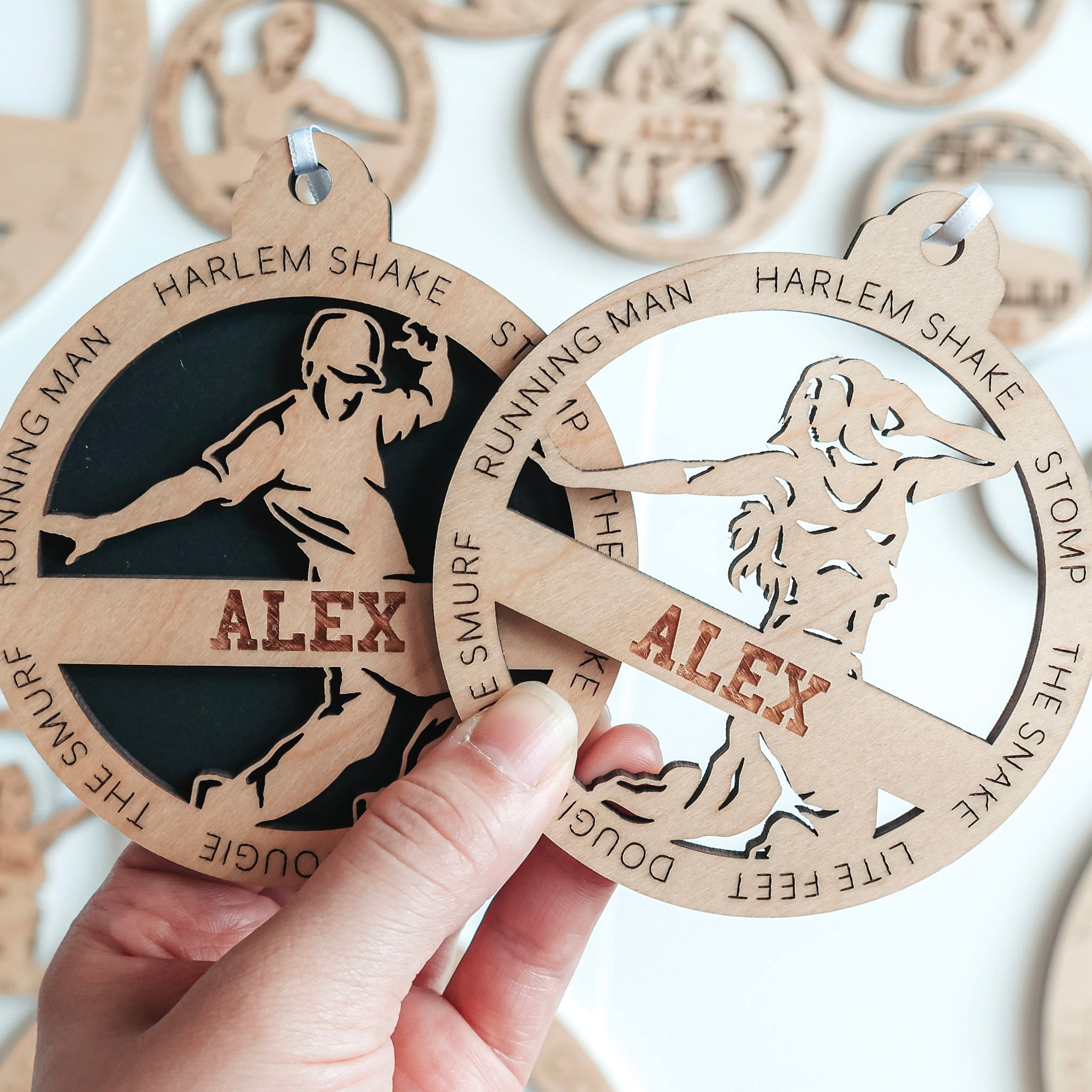 Personalized Dance Ornaments (Choose from 4)