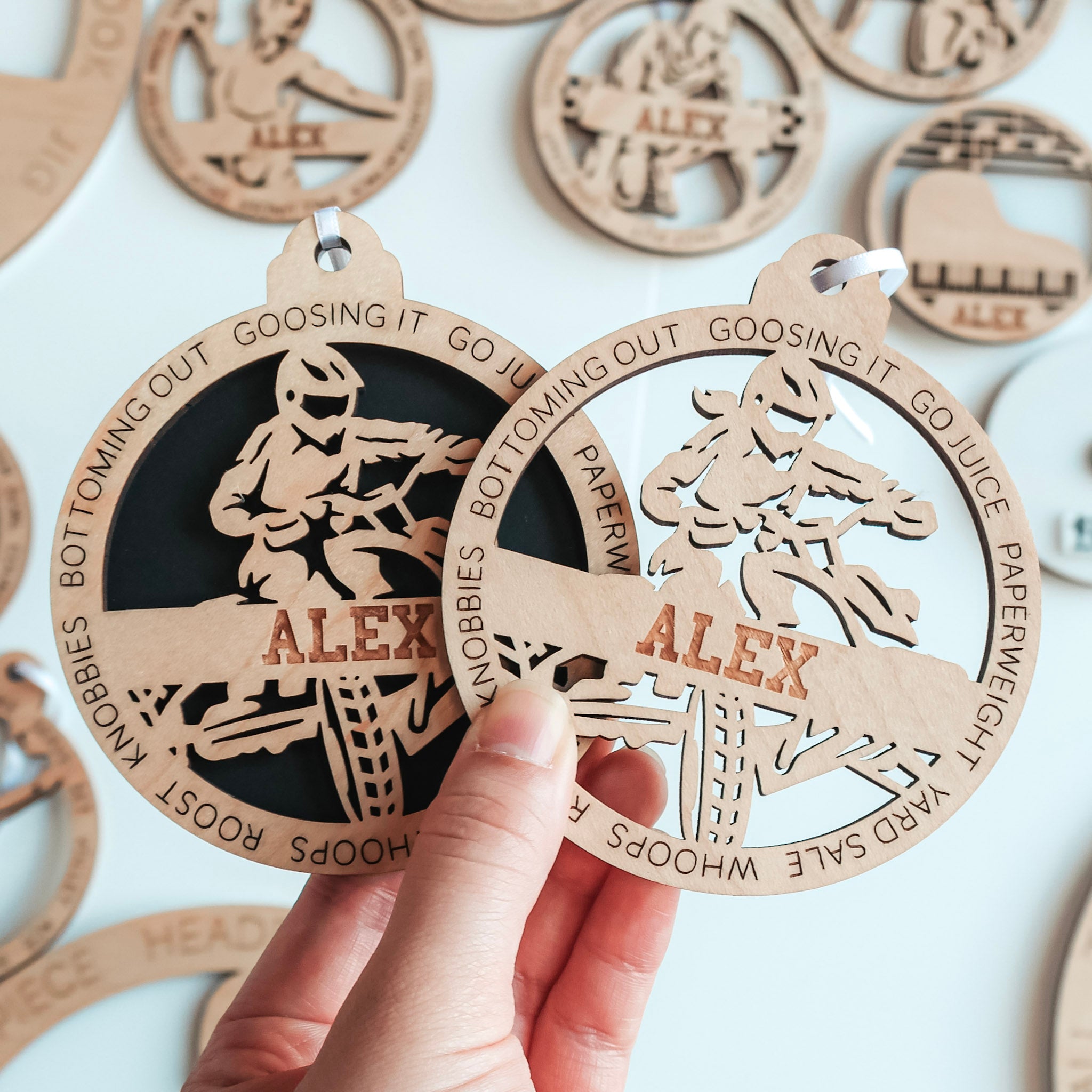 Personalized Outdoor Recreation Ornaments (Choose from 16)