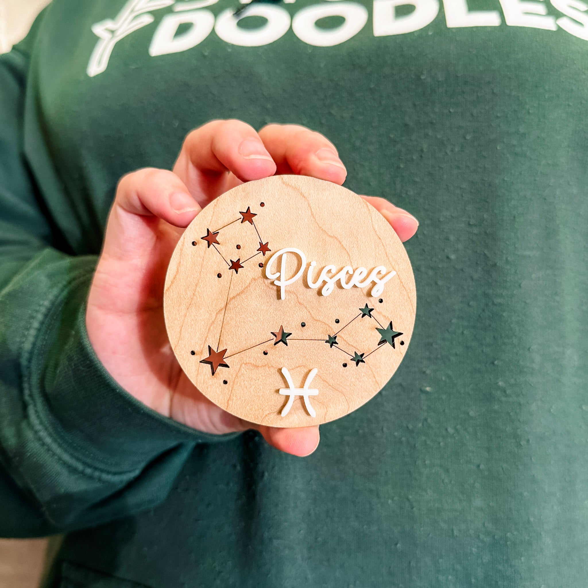Zodiac Star Signs • Wood Ornament, Magnet, or Mini Sign • For Astrology Lovers