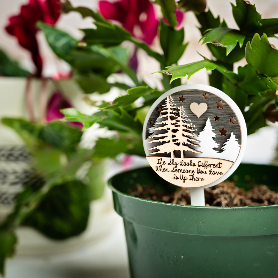 The Sky Looks Different Memorial Collection • Ornament, Magnet, Plant Stake, or Mini Sign