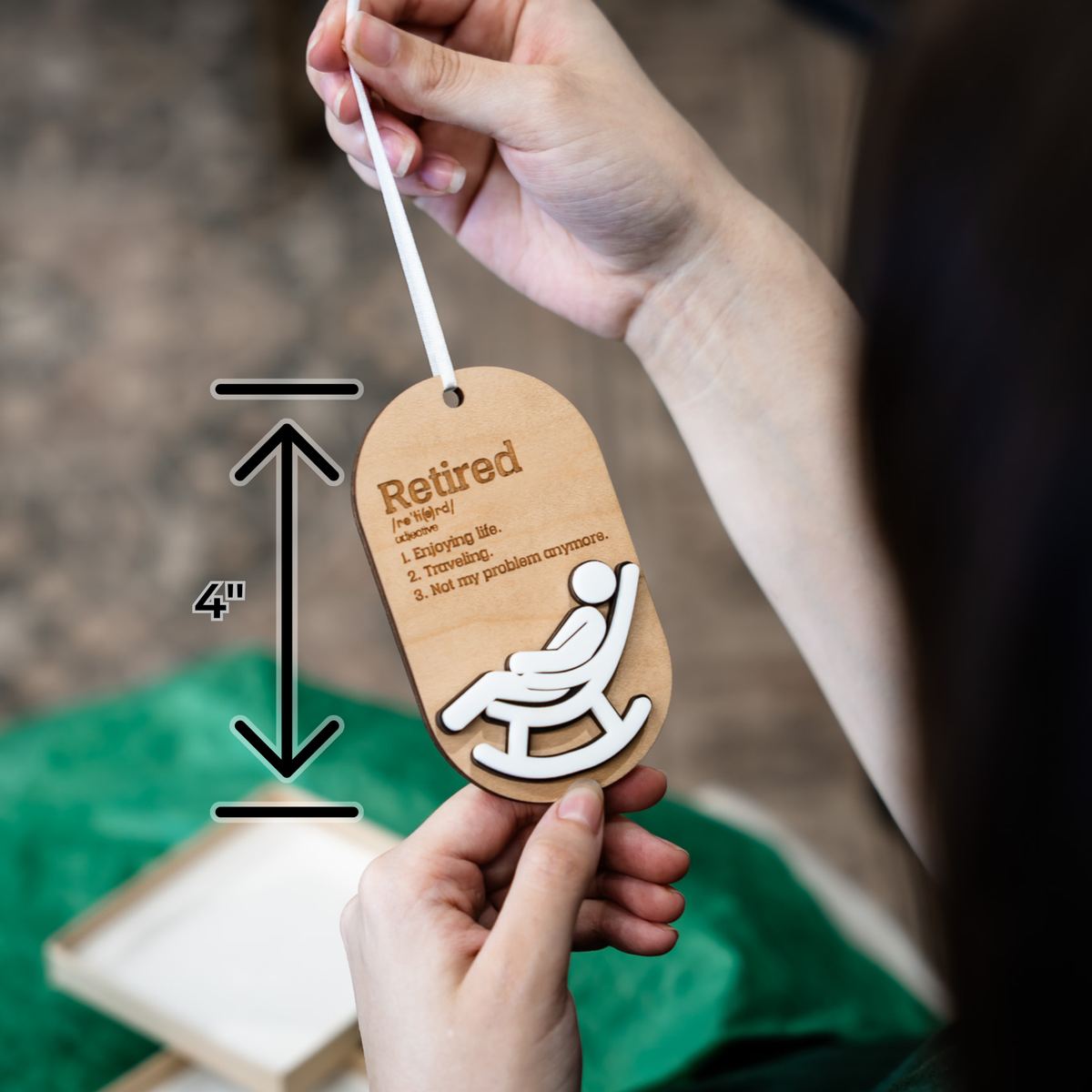 Retired Definition Ornament