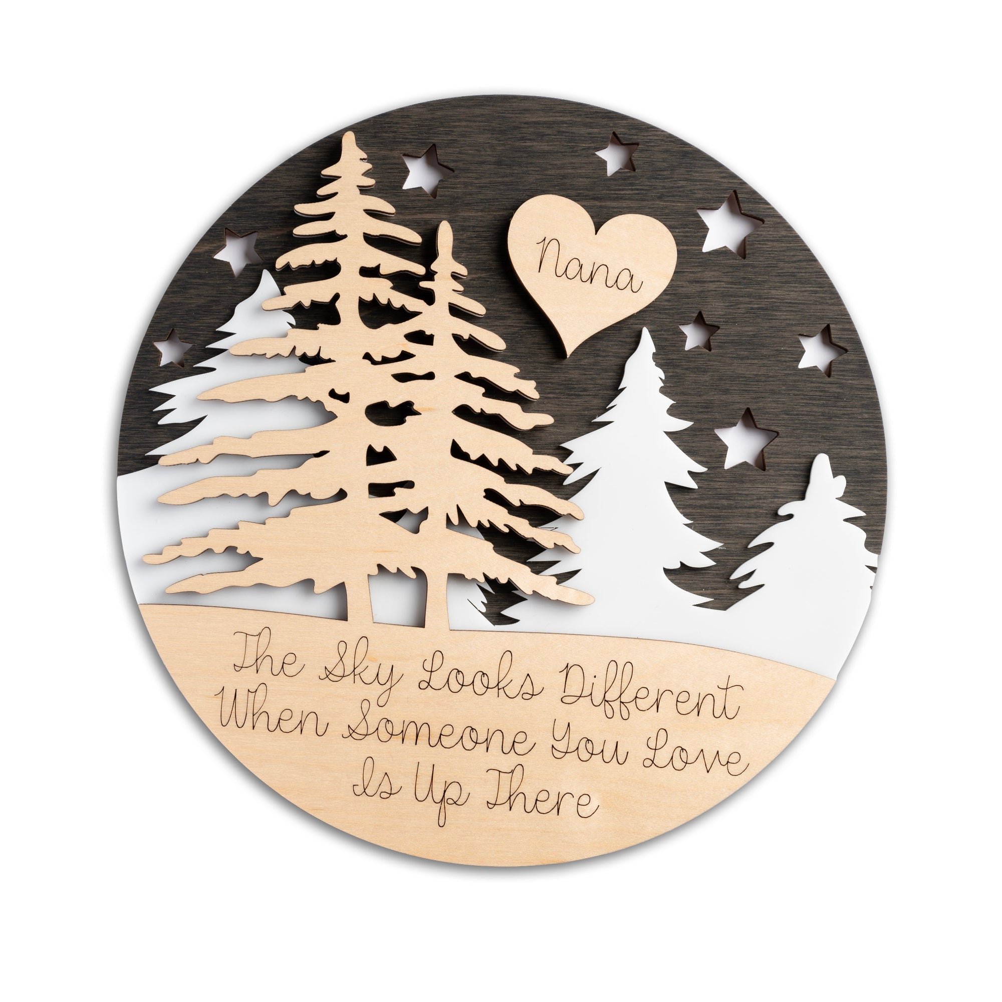 The Sky Looks Different Memorial Collection • Ornament, Magnet, Plant Stake, or Mini Sign