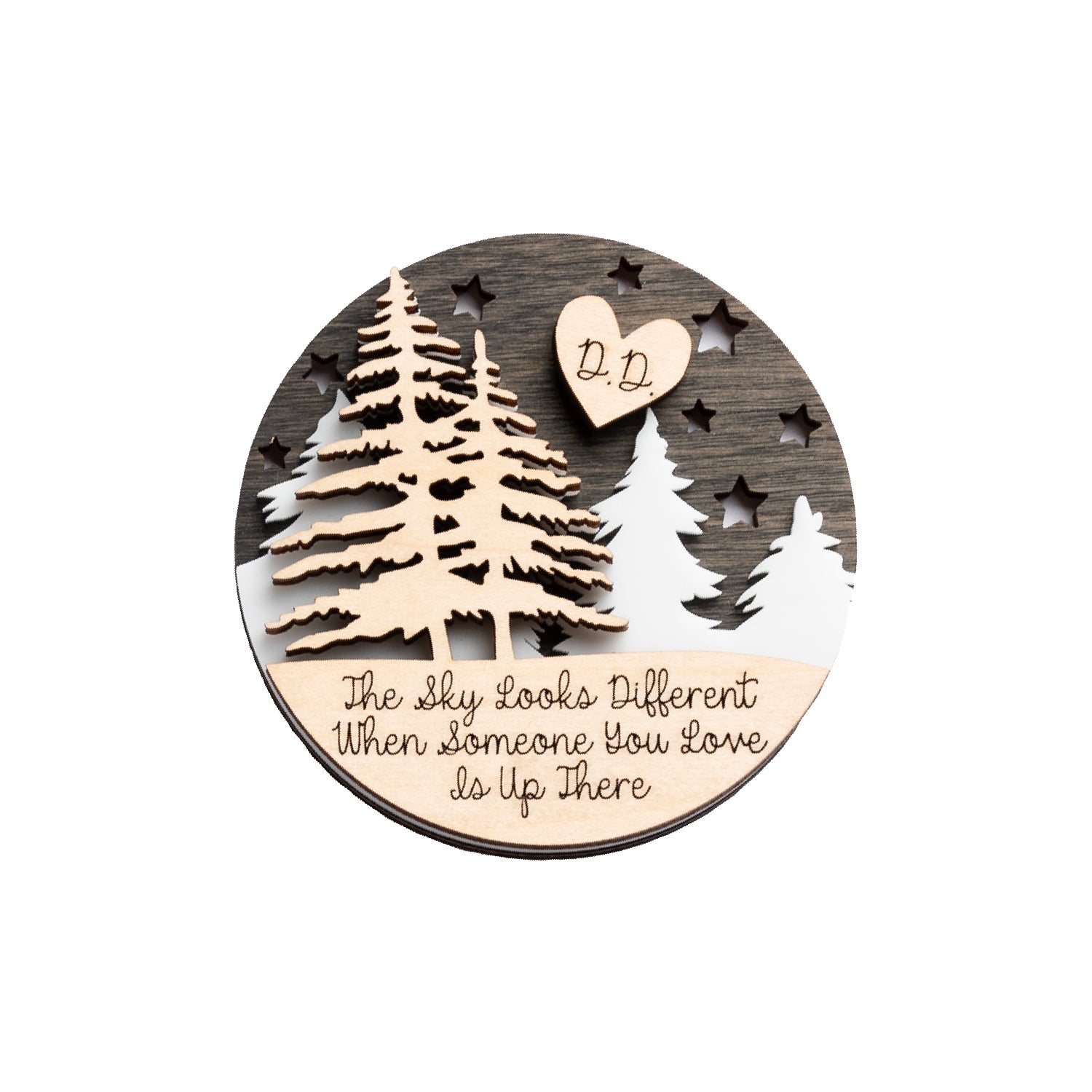 The Sky Looks Different Memorial Collection • Ornament, Magnet, Plant Stake, or Mini Sign