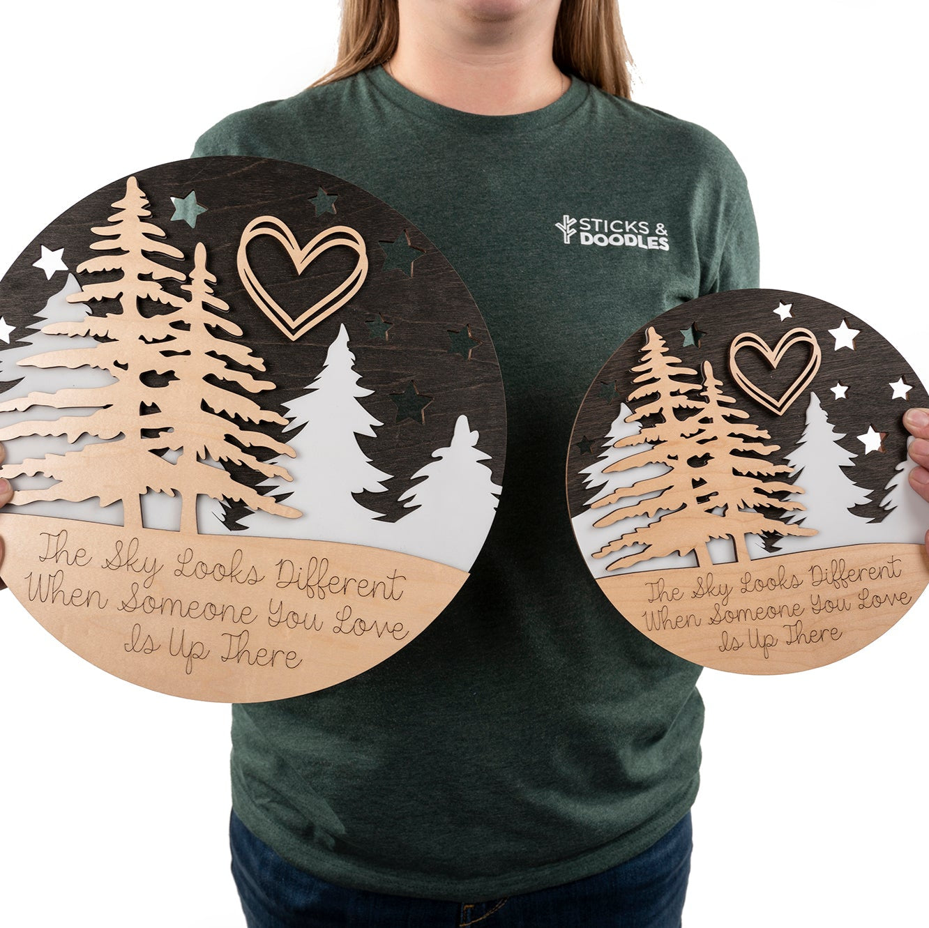 The Sky Looks Different Memorial Collection • Ornament, Magnet, Plant Stake, or Mini Sign
