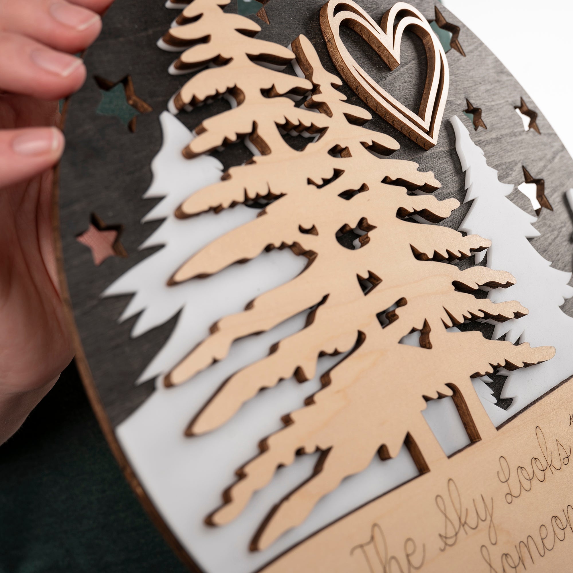 The Sky Looks Different Memorial Collection • Ornament, Magnet, Plant Stake, or Mini Sign
