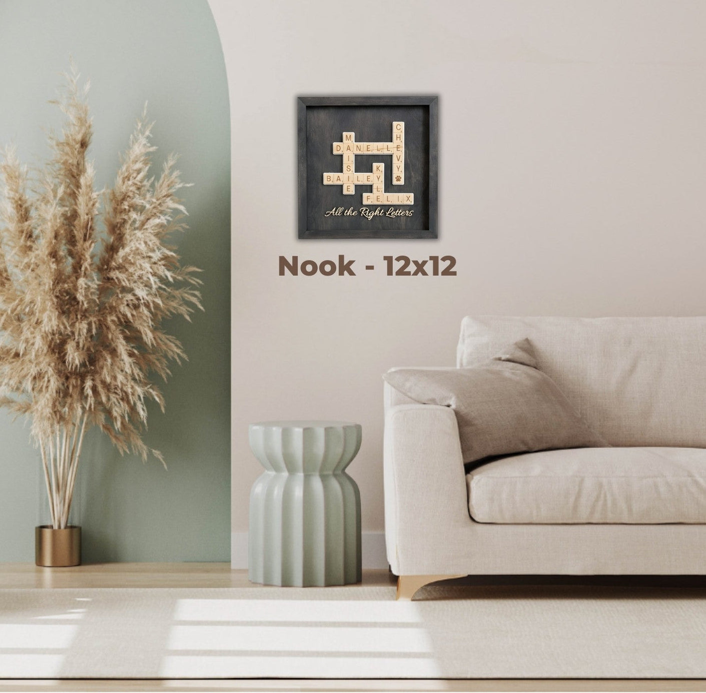 Family Letter Tile Sign