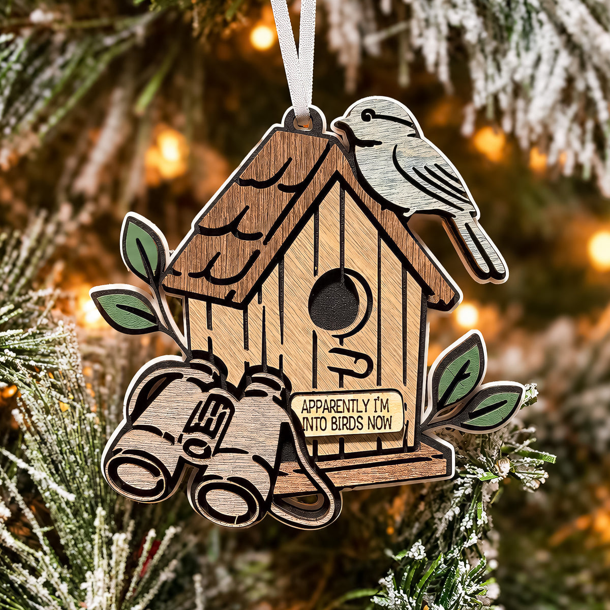 Apparently I’m Into Birds Now Ornament