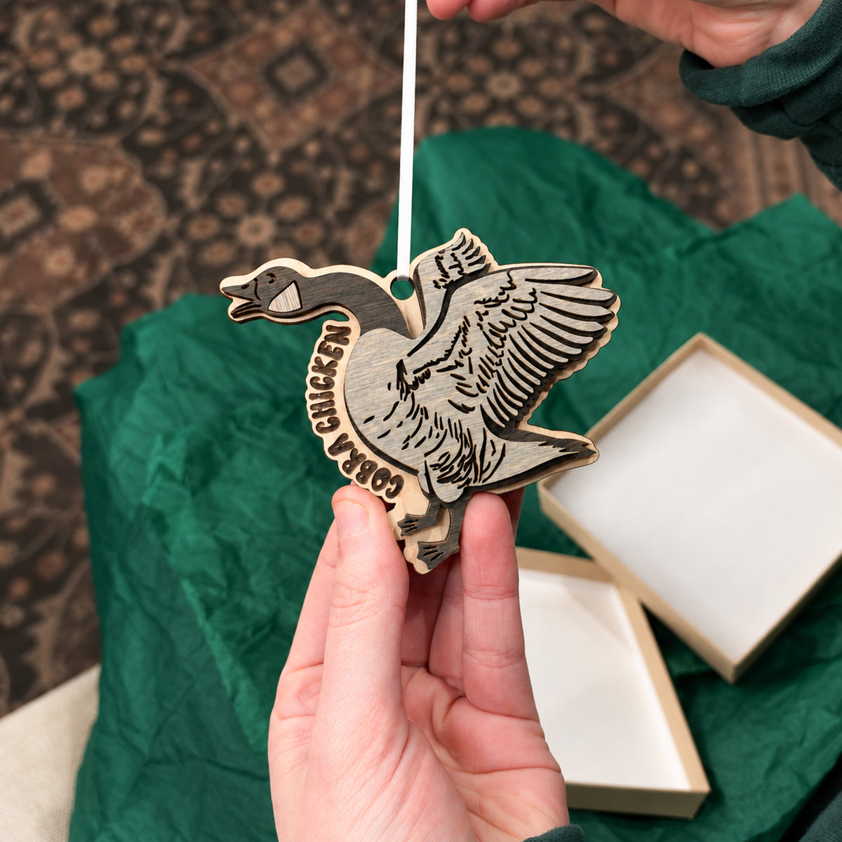 Cobra Chicken Ornament