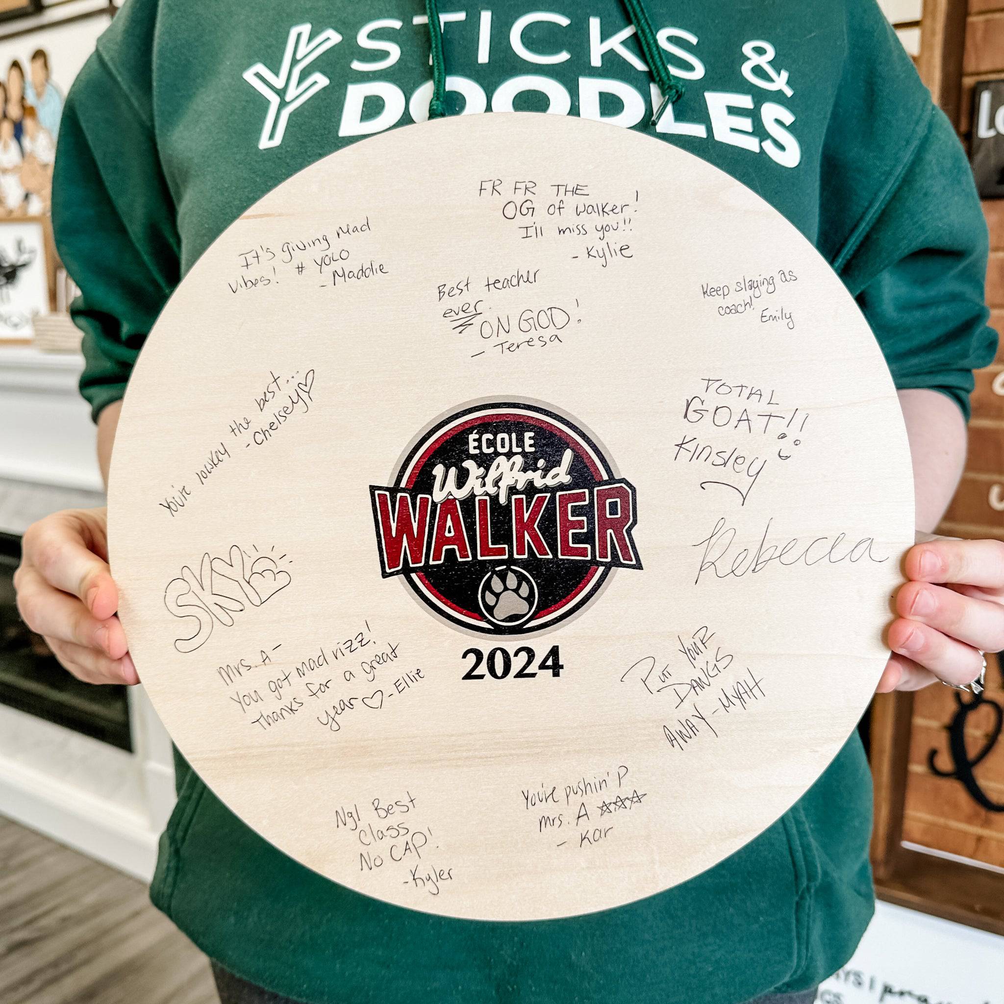 School/Team/Business Logo Guestbook