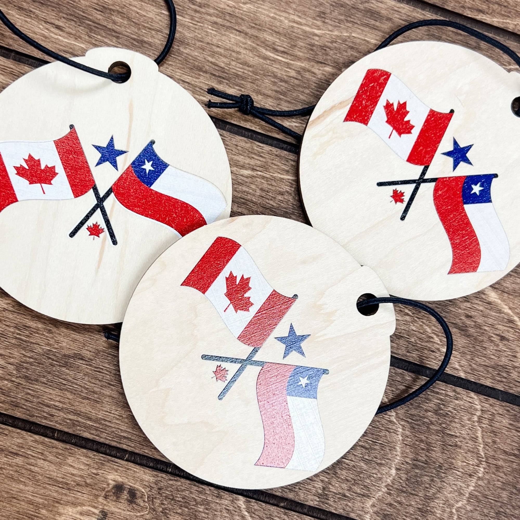 Printed Logo Ornaments • Custom Wood or Acrylic Ornaments • Group Order for Staff & Customer Gifts