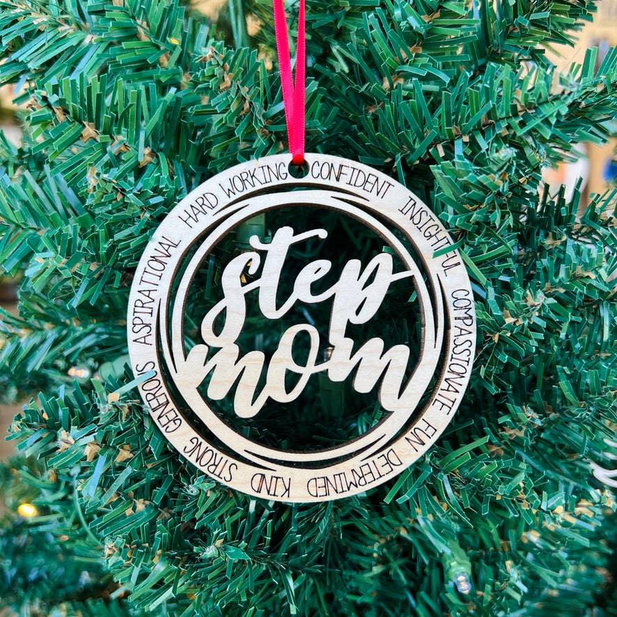 Family Members & Friends • Descriptive Wood Ornaments • For Family & Friends