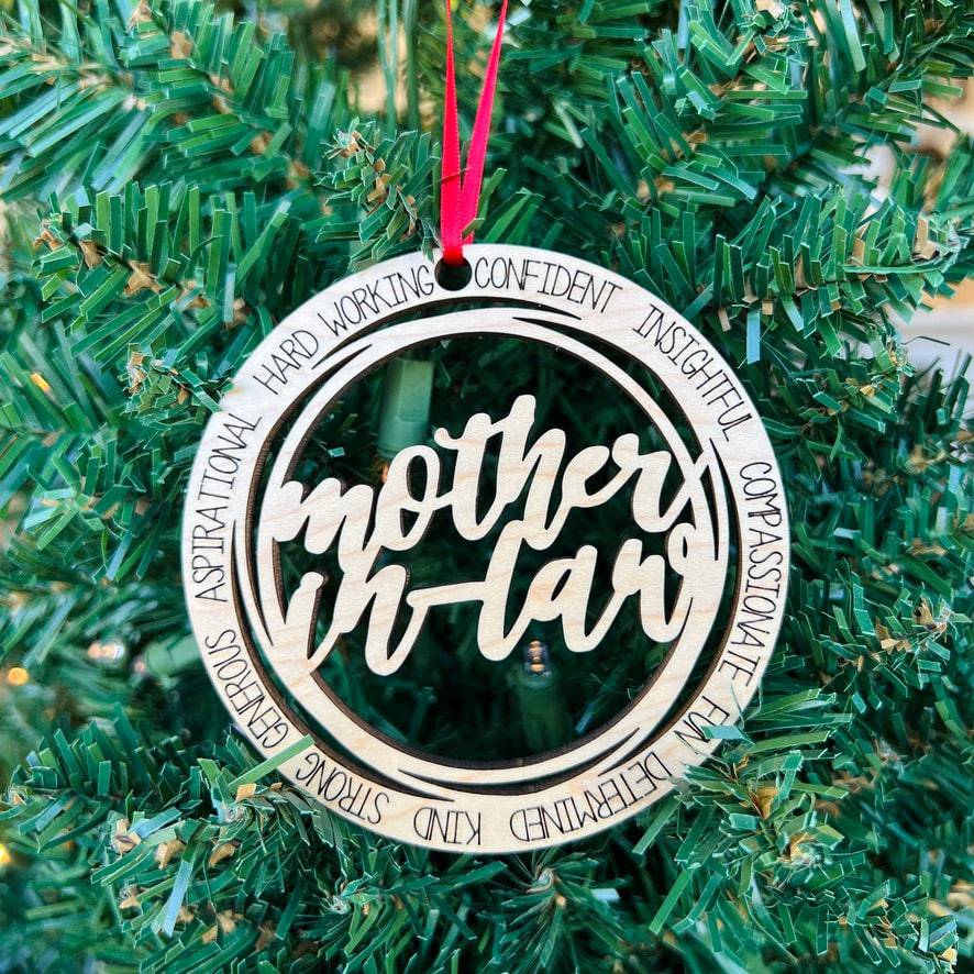 Family Members & Friends • Descriptive Wood Ornaments • For Family & Friends