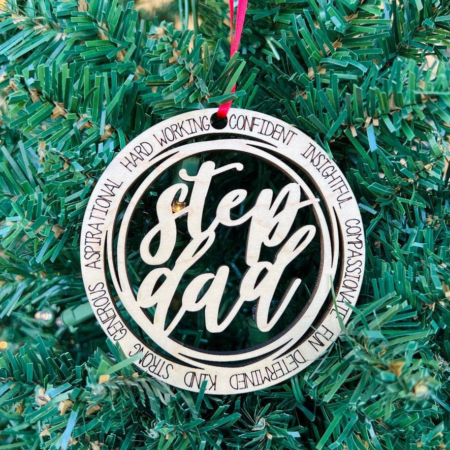 Family Members & Friends • Descriptive Wood Ornaments • For Family & Friends