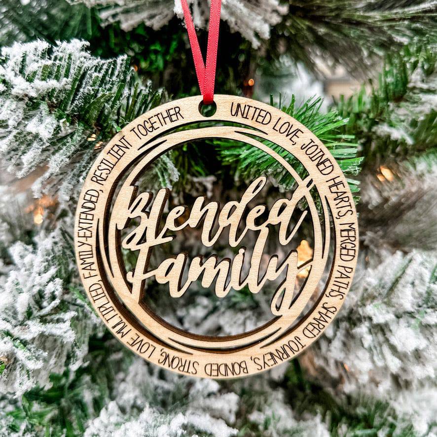 Family Members & Friends • Descriptive Wood Ornaments • For Family & Friends