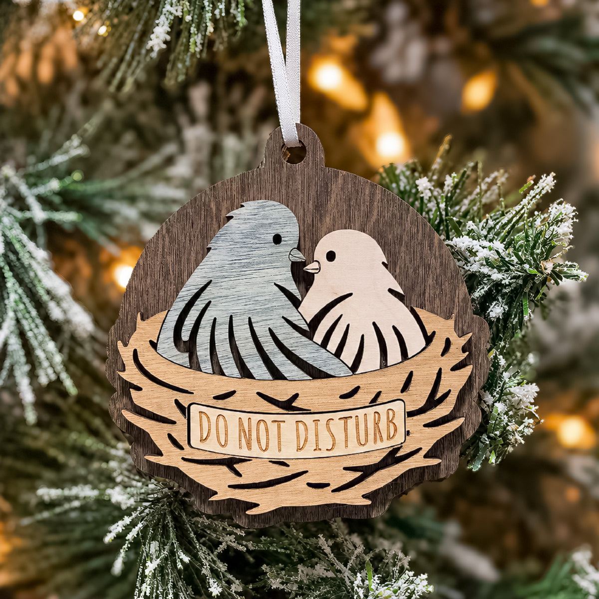 Do Not Disturb Empty Nest Ornament