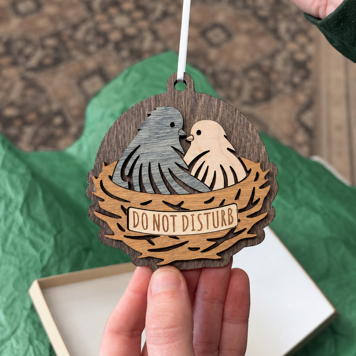 Do Not Disturb Empty Nest Ornament