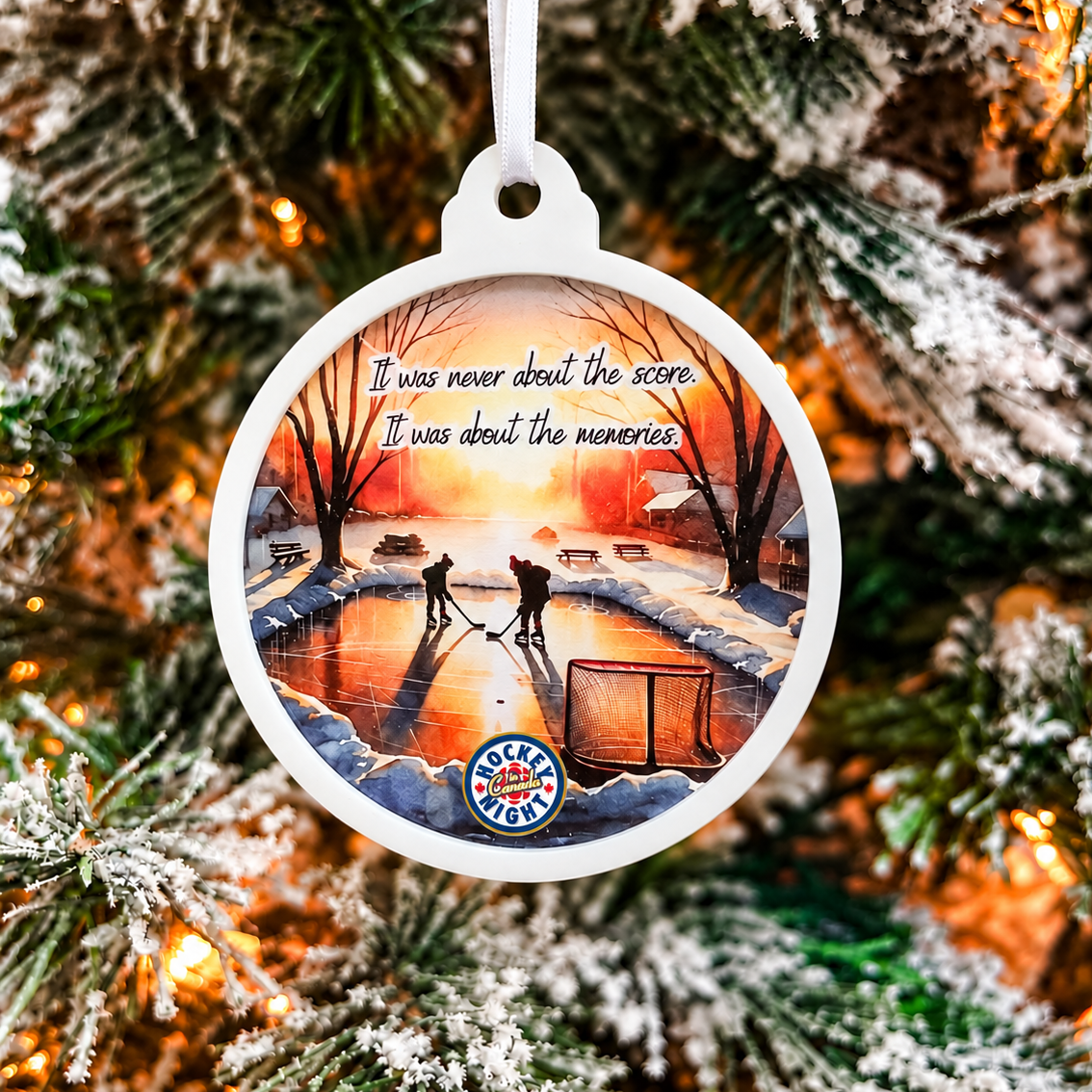 Hockey Night in Canada "It Was Never About the Score" Ornament