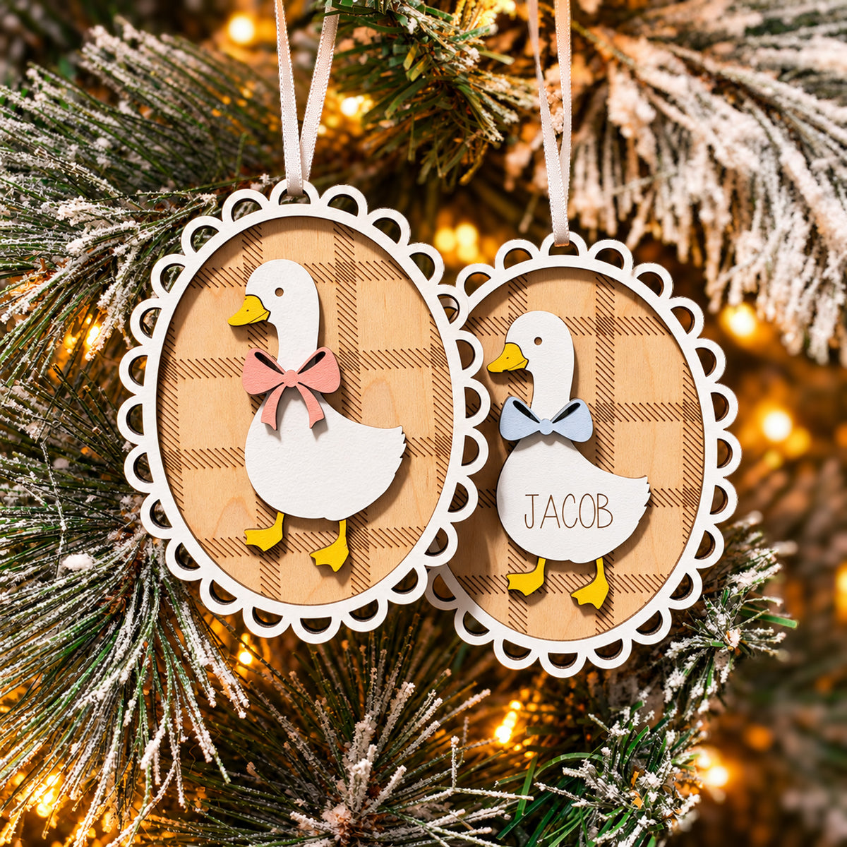 Personalized Goose Ornament