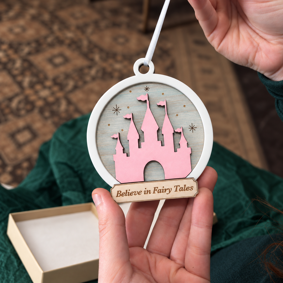 Believe in Fairy Tales Castle Ornament