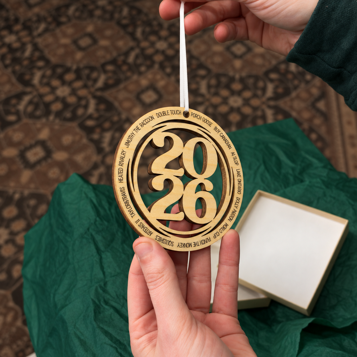 Descriptive 2026 Ornament