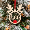 Personalized Rudolph Reindeer Ornament