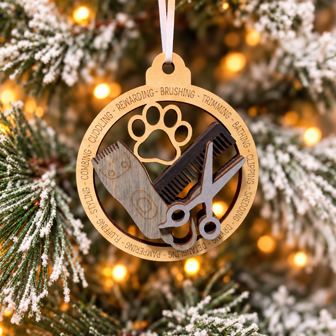 Pet Groomer Ornament