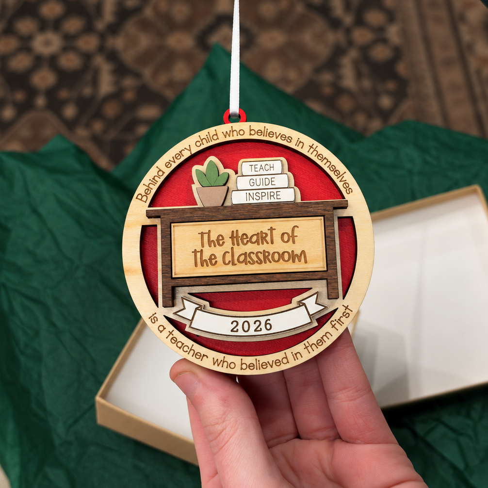 Personalized Teacher's Desk Ornament