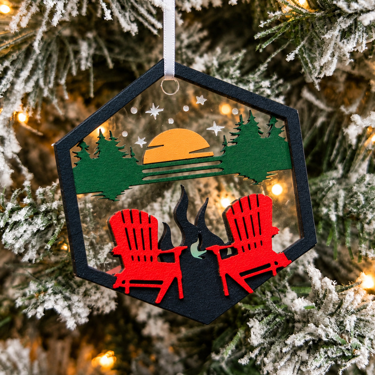 The Red Chairs Ornament