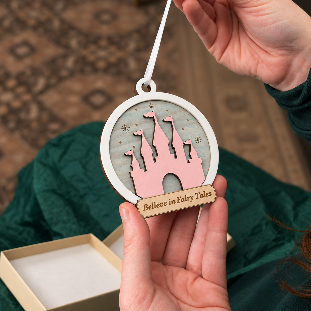 Believe in Fairy Tales Castle Ornament