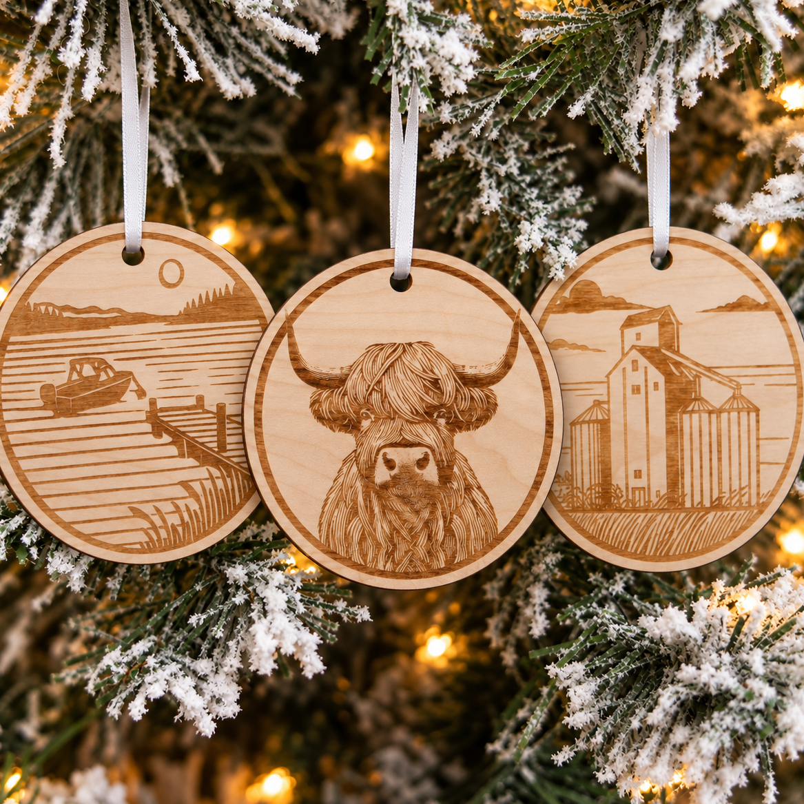 Life on the Prairies Ornaments