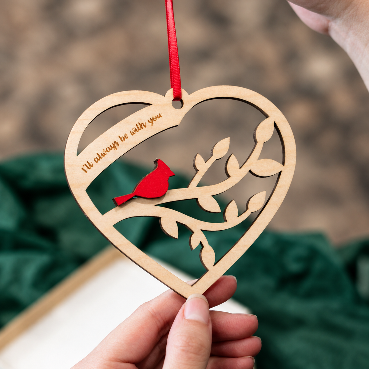 I’ll Always Be with You Cardinal Memorial Ornament