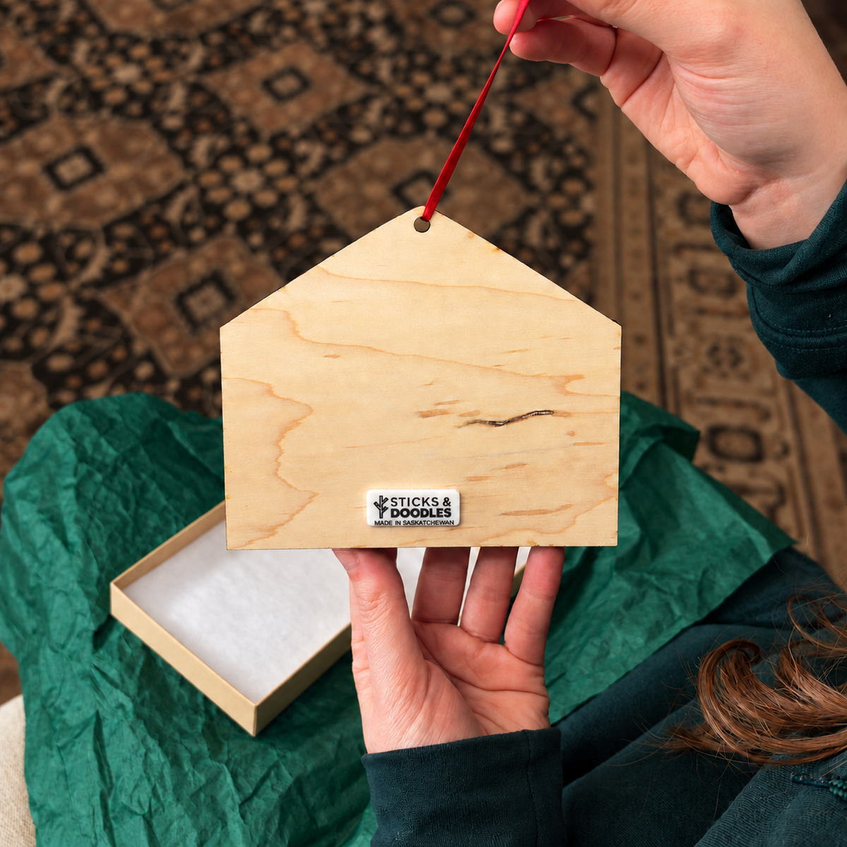 Magic Letter to Santa Ornament