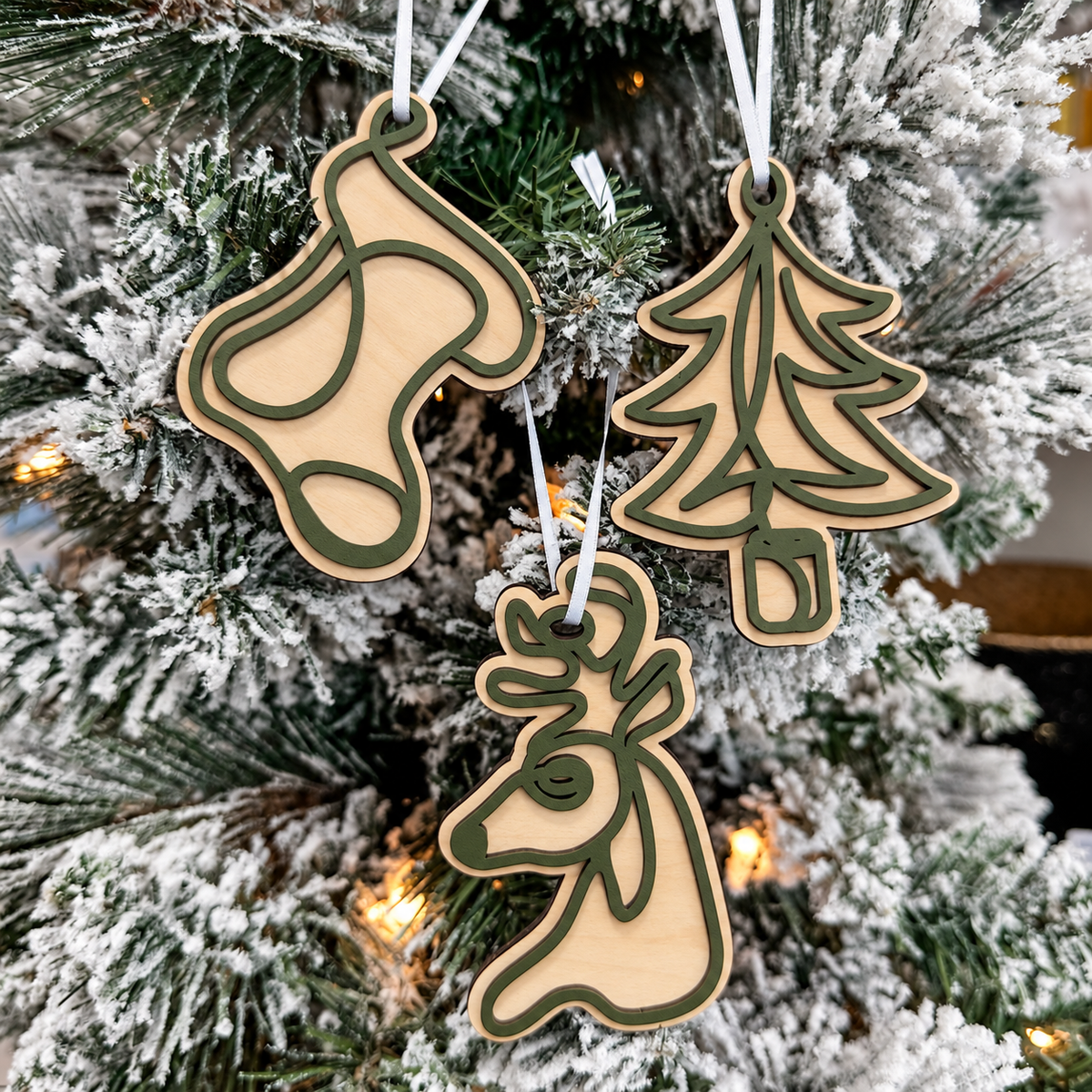 Classic Scribble Ornaments