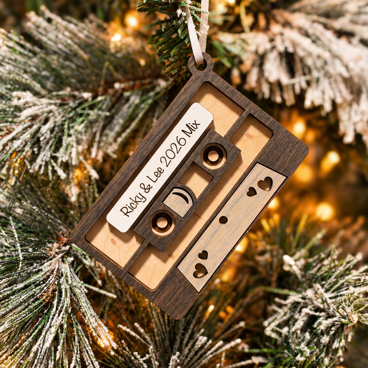 Personalized Mixtape Ornament